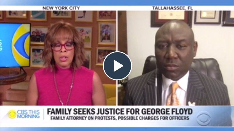 CBS interview with Ben Crump on George Floyd’s death