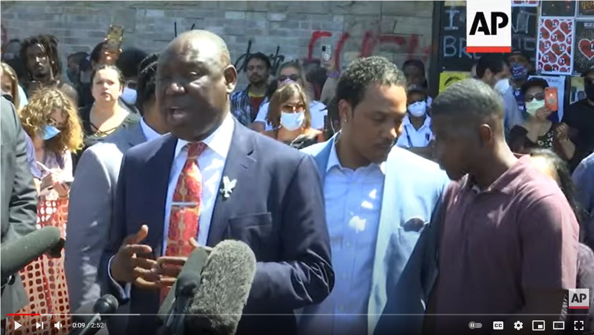 Ben Crump advocates for charges to be brought against other officers in the murder of George Floyd